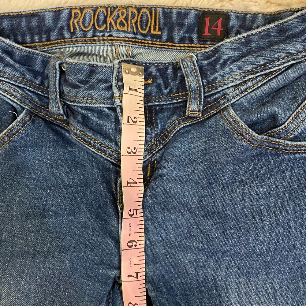 Rock & Roll Cowgirl raw hemmed trouser jeans
